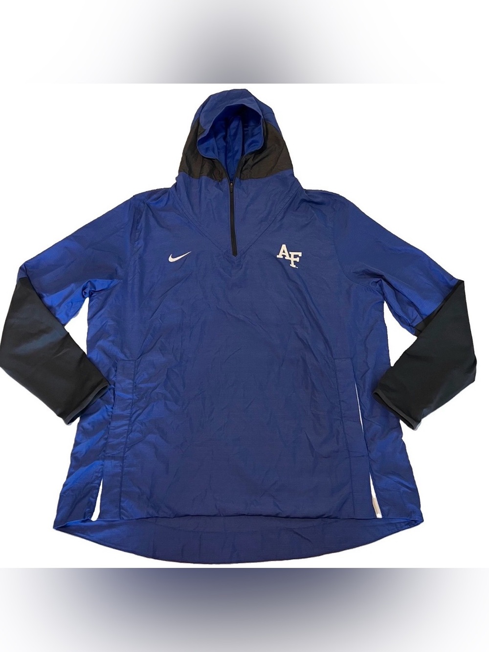 Nike On Field Air Force Falcons Jacket Mens 2XL Lightweight Windbreaker Pullover
